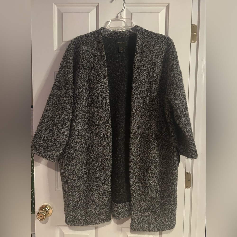 Women’s Christian Siriano Oversized Wool Coat. M. NWOT